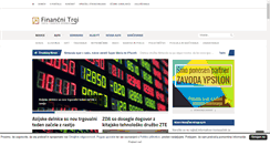Desktop Screenshot of financnitrgi.com